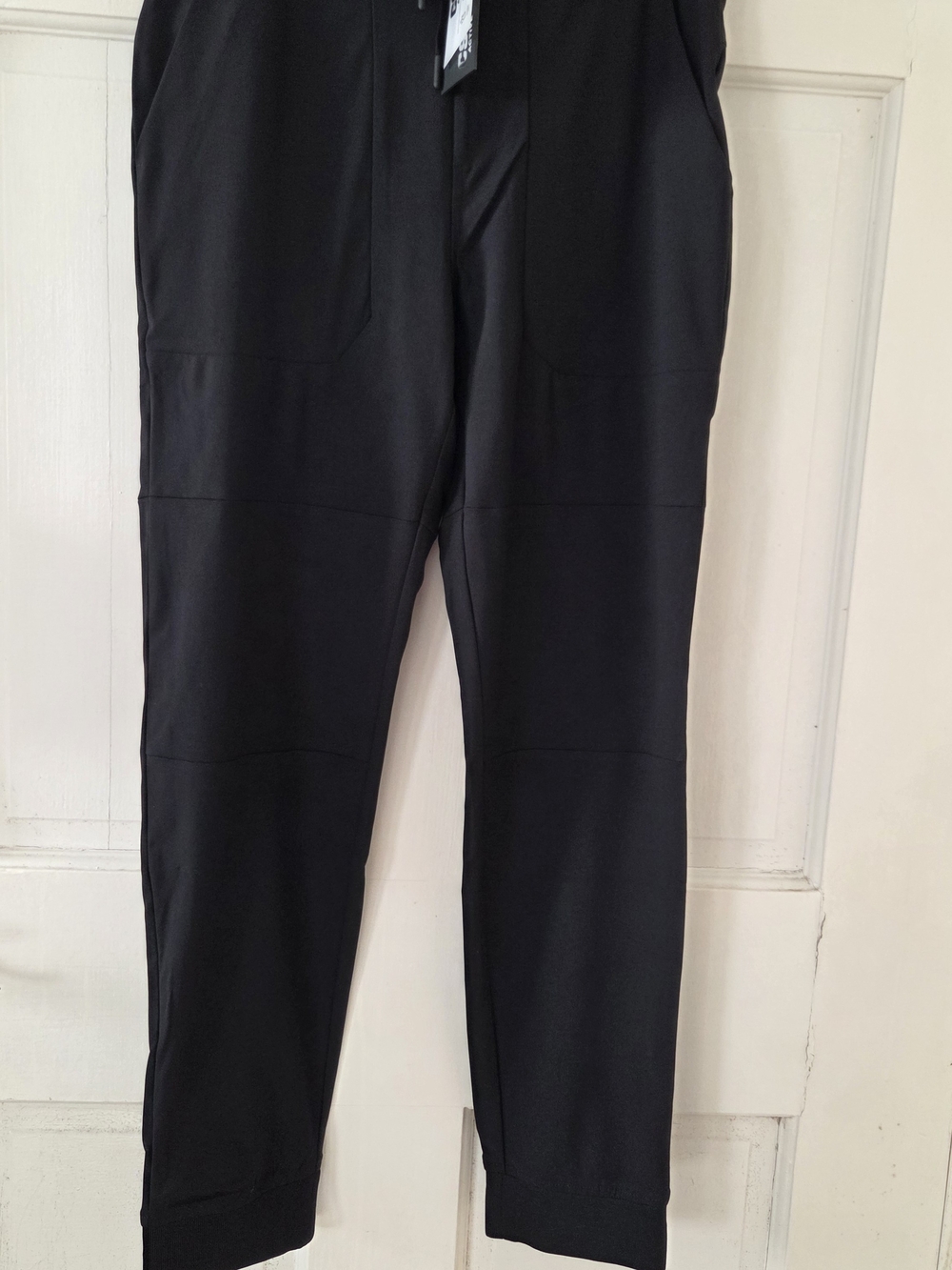 Men's Black Performance Joggers with Drawcord Waist